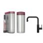 Preview: Quooker Flex Square | Reservoirs COMBI | CUBE | schwarz | sofort-Kochend-Wasserhahn